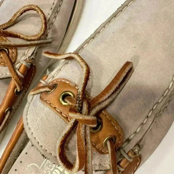 Sebago dockside’s leather mule slip ons tan & beige women’s size 6 - Picture 4 of 12